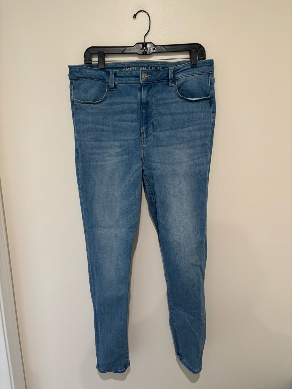 American Eagle Outfitters High-Rise Skinny Jeans - Light Blue